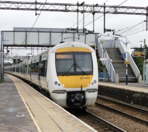 C2C tog ved Upminster udenfor London